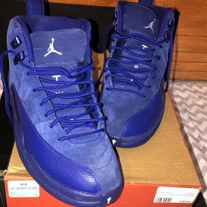 Air Jordan Retro 12s Deep Royal Blue Size 8
